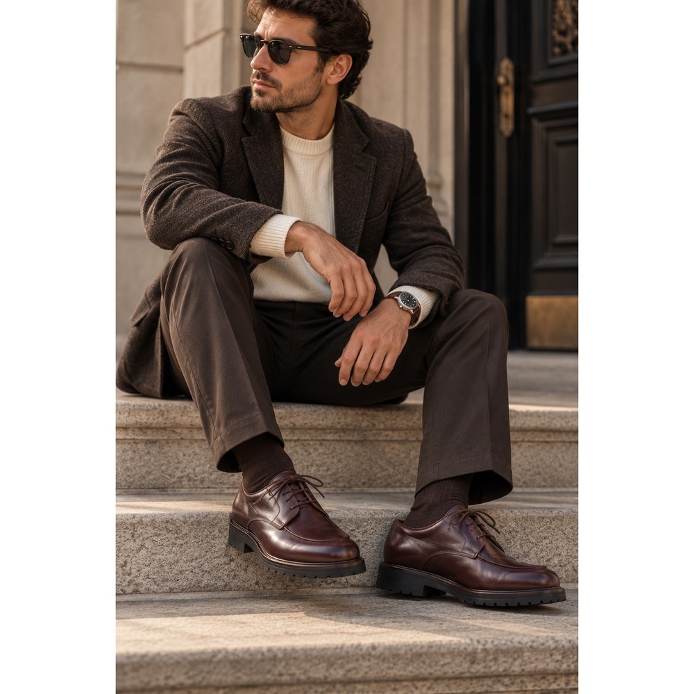 To Boot New York Adam Derrick Mens Dress Shoes Brown Oxford Size 11.5